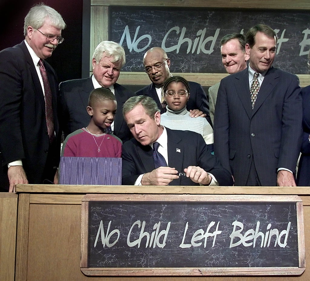 Photo of George W. Bush is The Education President